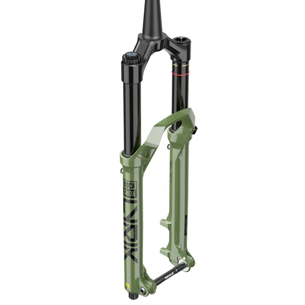 RockShox Lyrik Ultimate Charger 3 RC2 Debon Air+ Federgabel - 27.5'' - 160mm - 44mm Offset - Tapered - 15x110mm Boost - grün glänzend