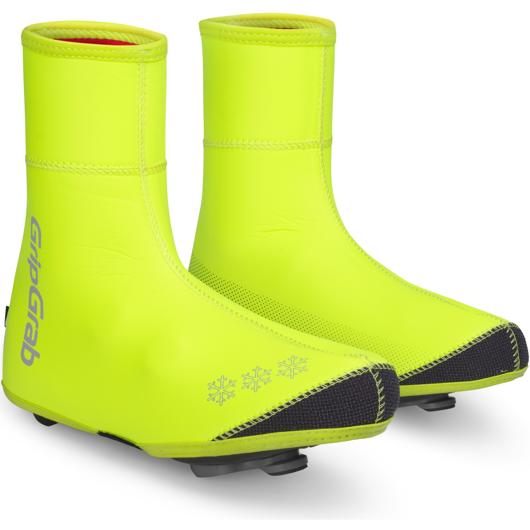 GripGrab Arctic Hi-Vis Deep Winter Wasserdichte Überschuhe - Yellow Hi-Vis