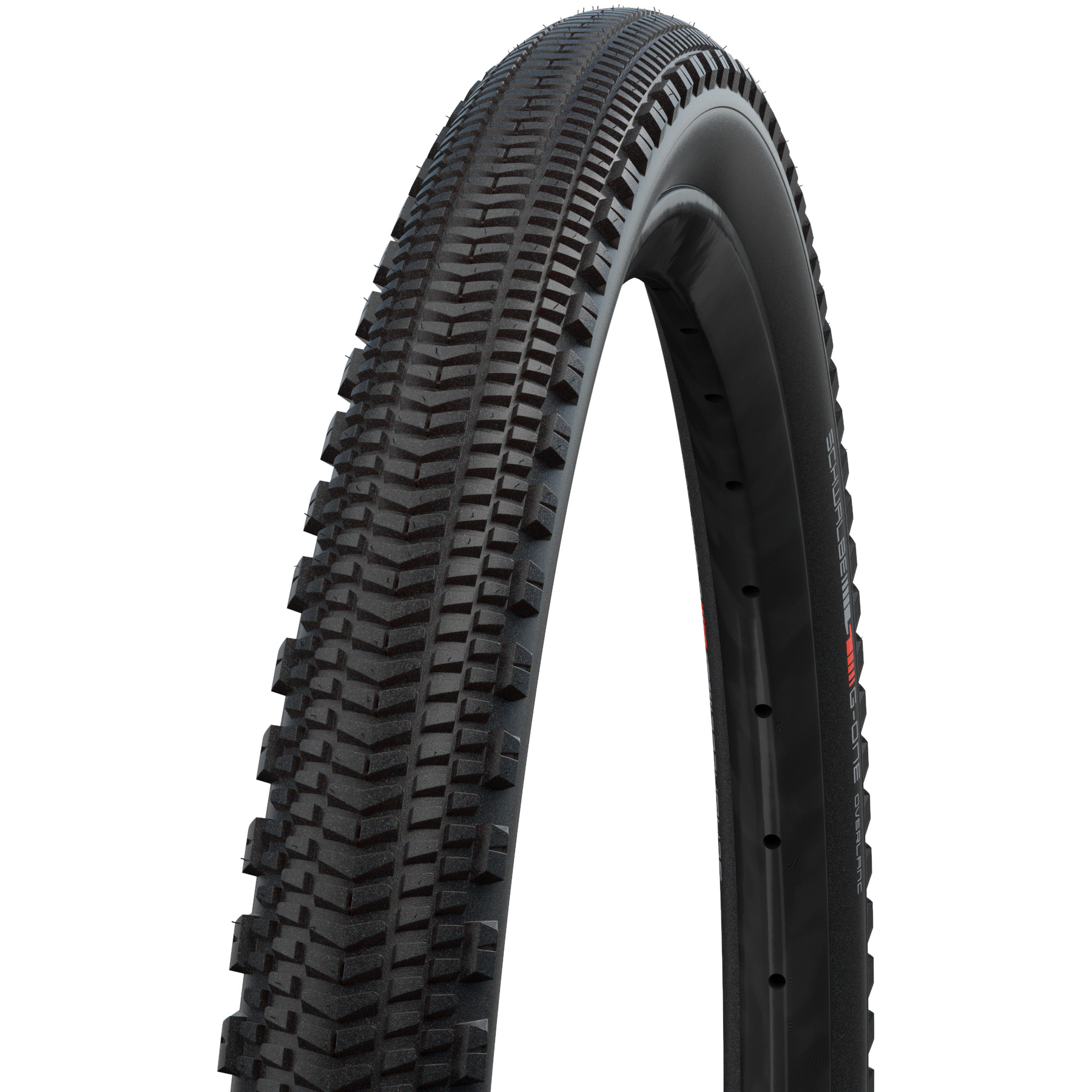 Schwalbe G-ONE Overland Faltreifen - Gravel | Evolution | Addix Speedgrip | Super Ground | TLEasy - ECE-R75 - 40-622 | Black