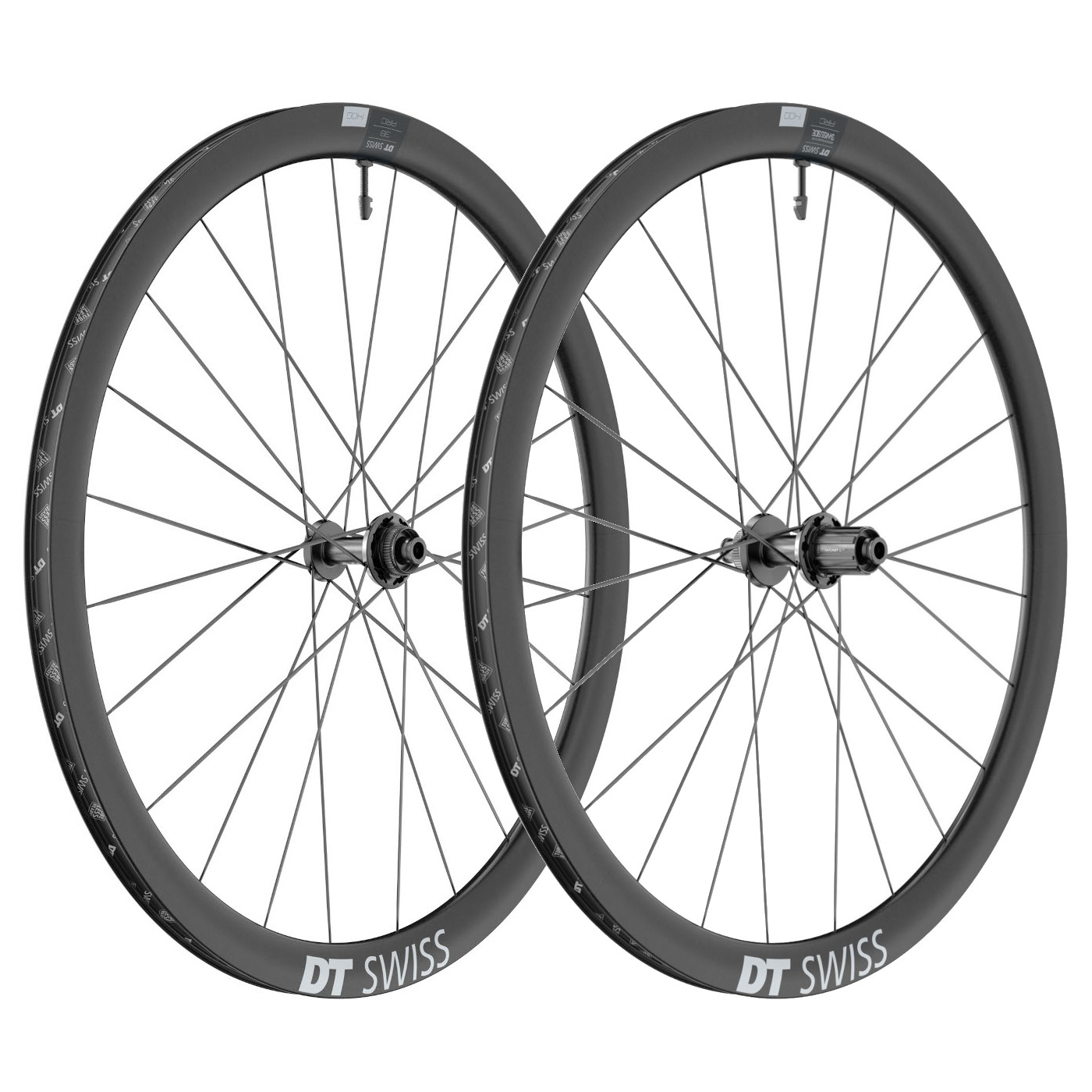 DT Swiss ARC 1400 DICUT db 38 Laufradsatz - 28'' | Carbon | Clincher | Centerlock - 12x100mm | 12x142mm