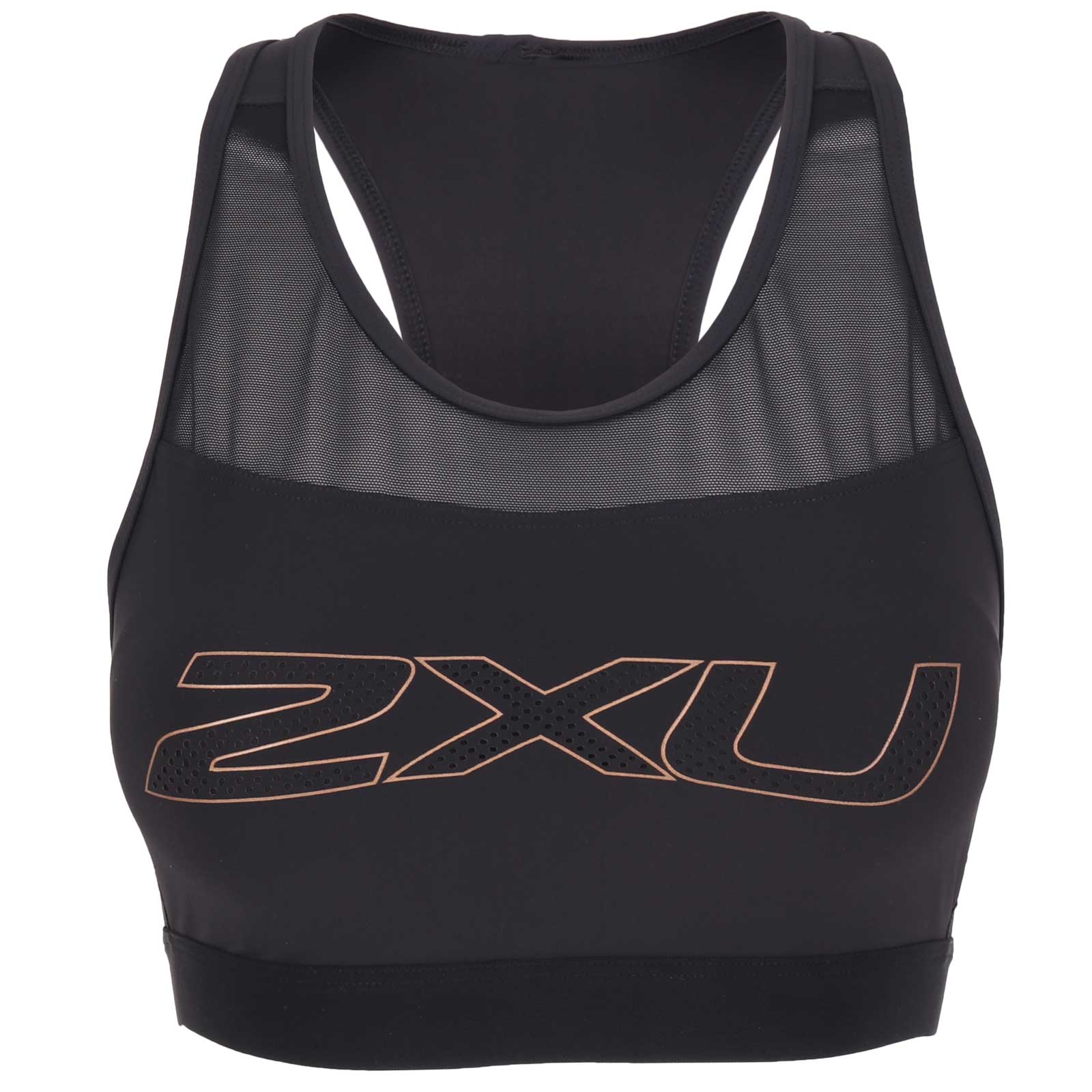 2XU Aero Tri Crop Top Damen - schwarz/weiß