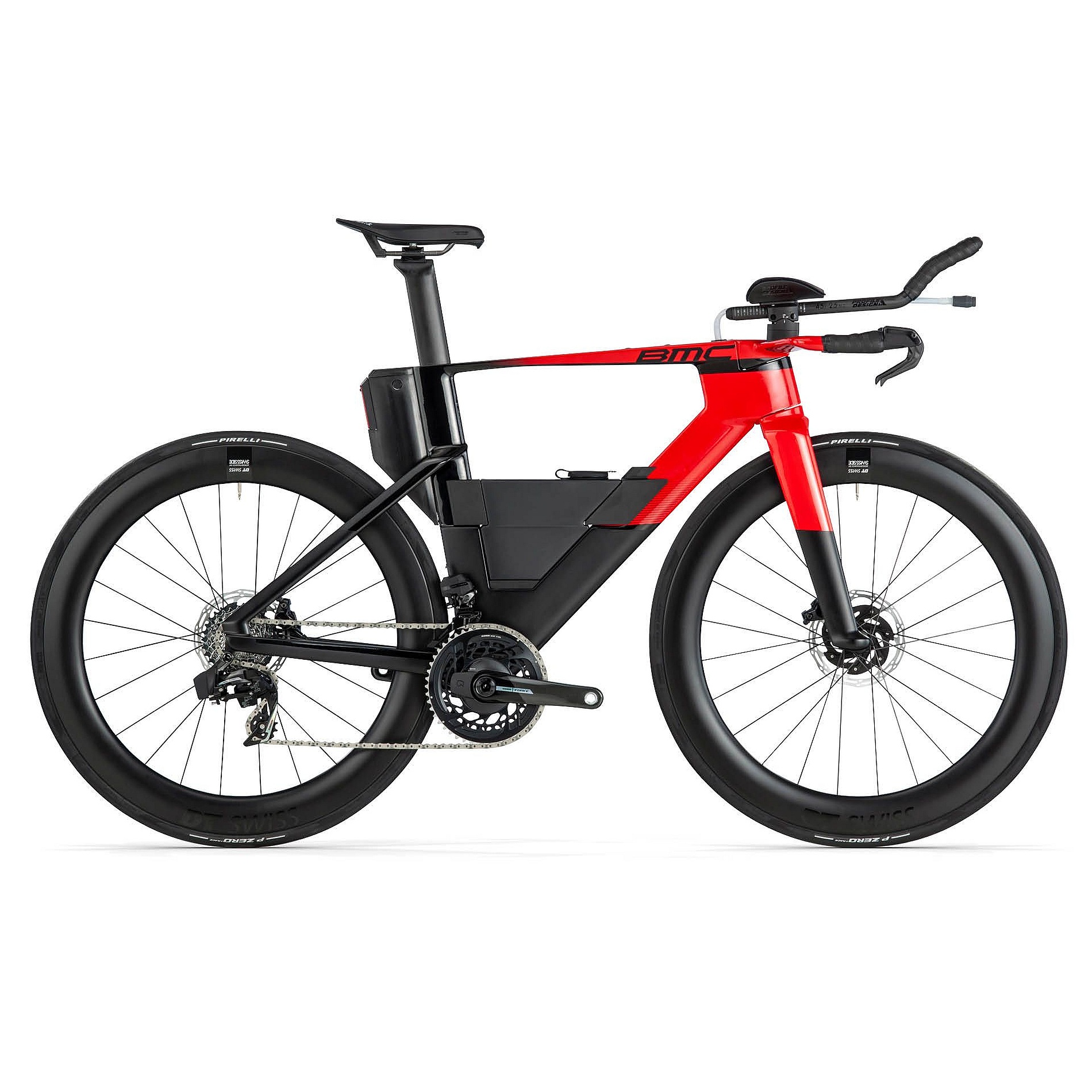 BMC SPEEDMACHINE 01 TWO - Carbon Triathlonrad - 2024 - red / black