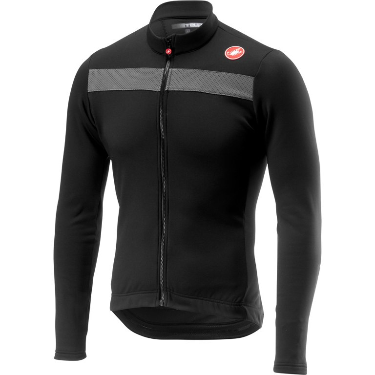 Castelli Puro 3 Langarmtrikot Herren - light black 085
