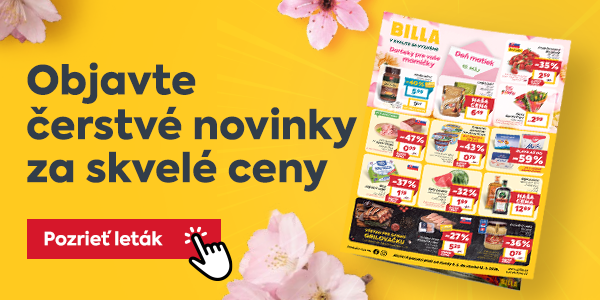 Objavte skvelé ceny v novom letáku. Pozrite sa, aké akcie sme pre Vás pripravili! Aktuálny leták je platný od stredy 6 5. do utorka 12.5. 2026