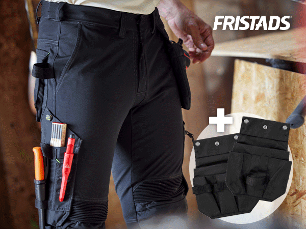 Fristads Flex bukser og hængelommer