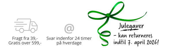 Julegaver kan returneres indtil d. 7 april 2024!