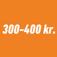 300-400 kr.