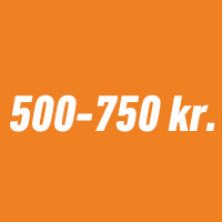 500-750 kr.