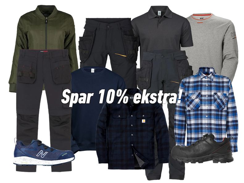 Spar 10% ekstra på restpartier