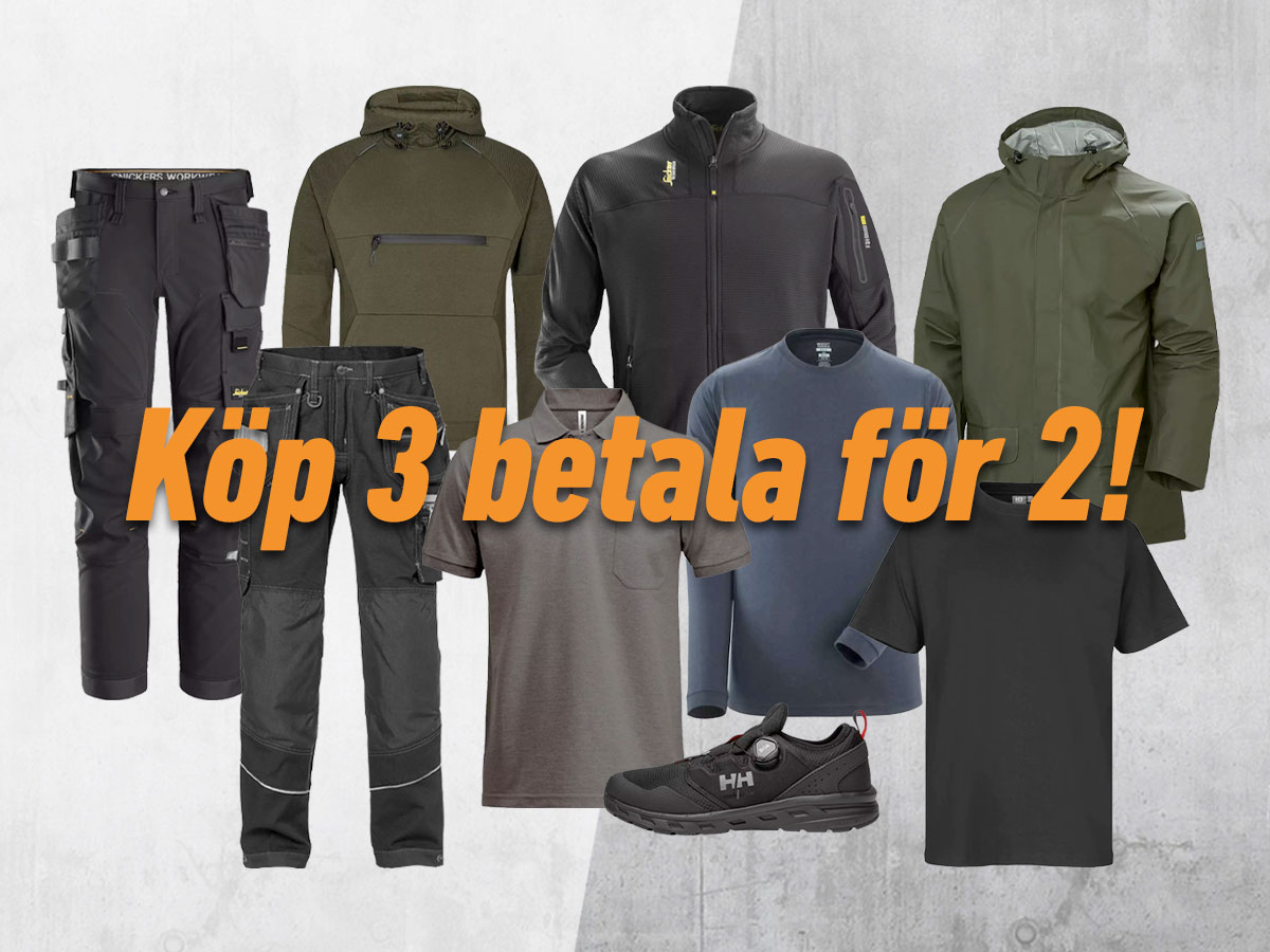  Köp 3 – betala bara för 2!