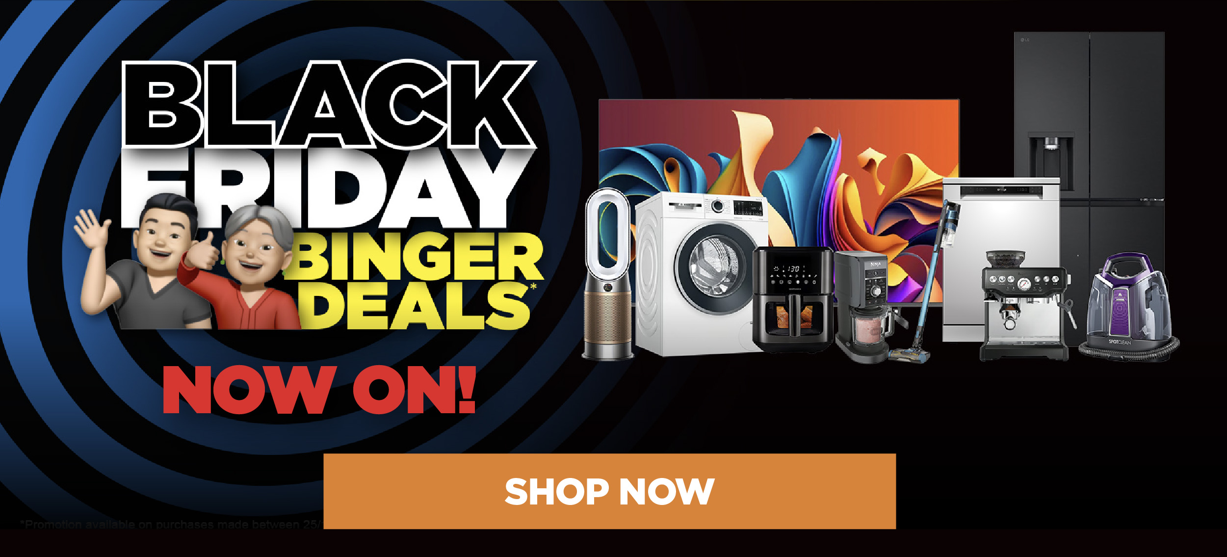 BLACK FRIDAY BINGER DEALS*