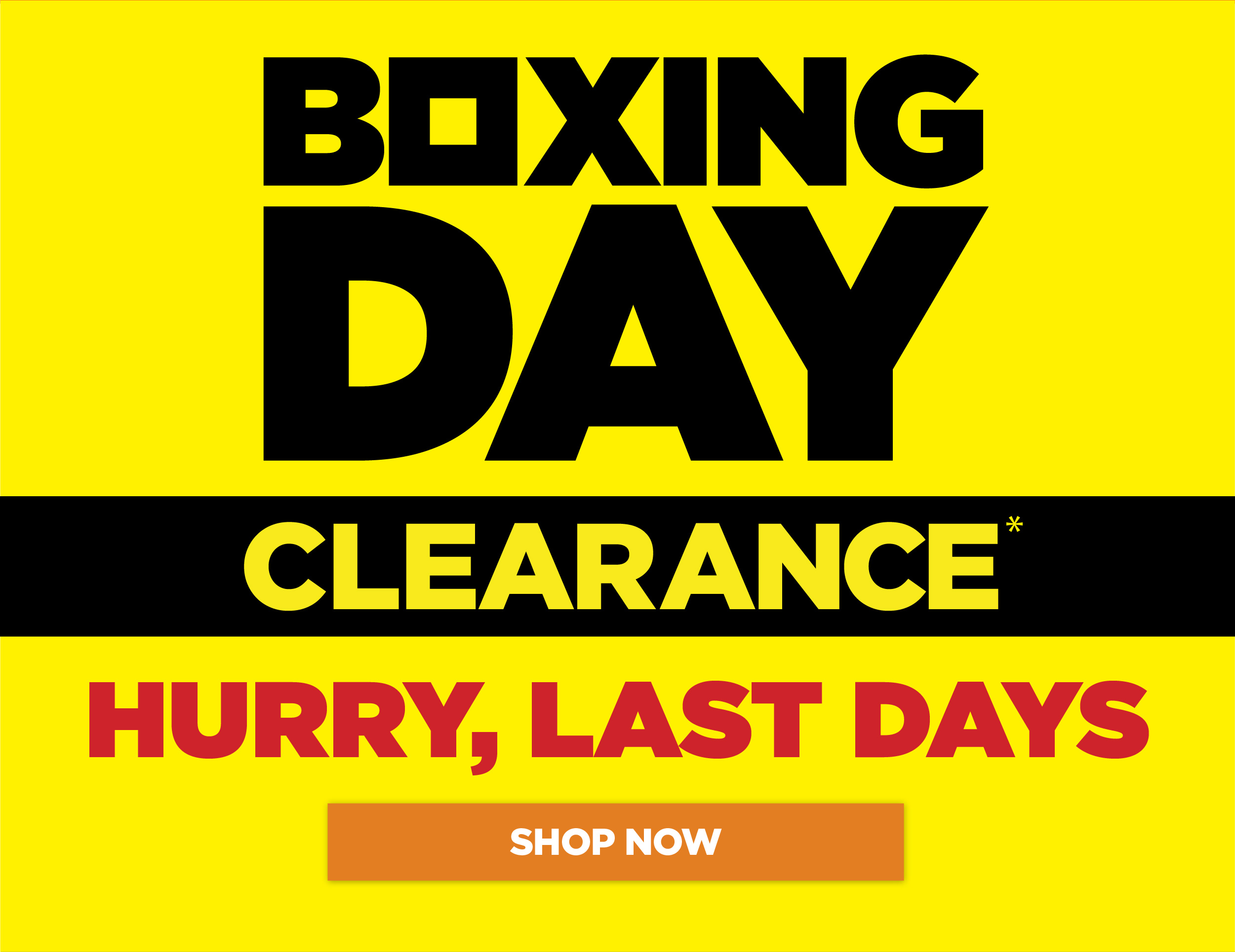 Boxing Day Sale 