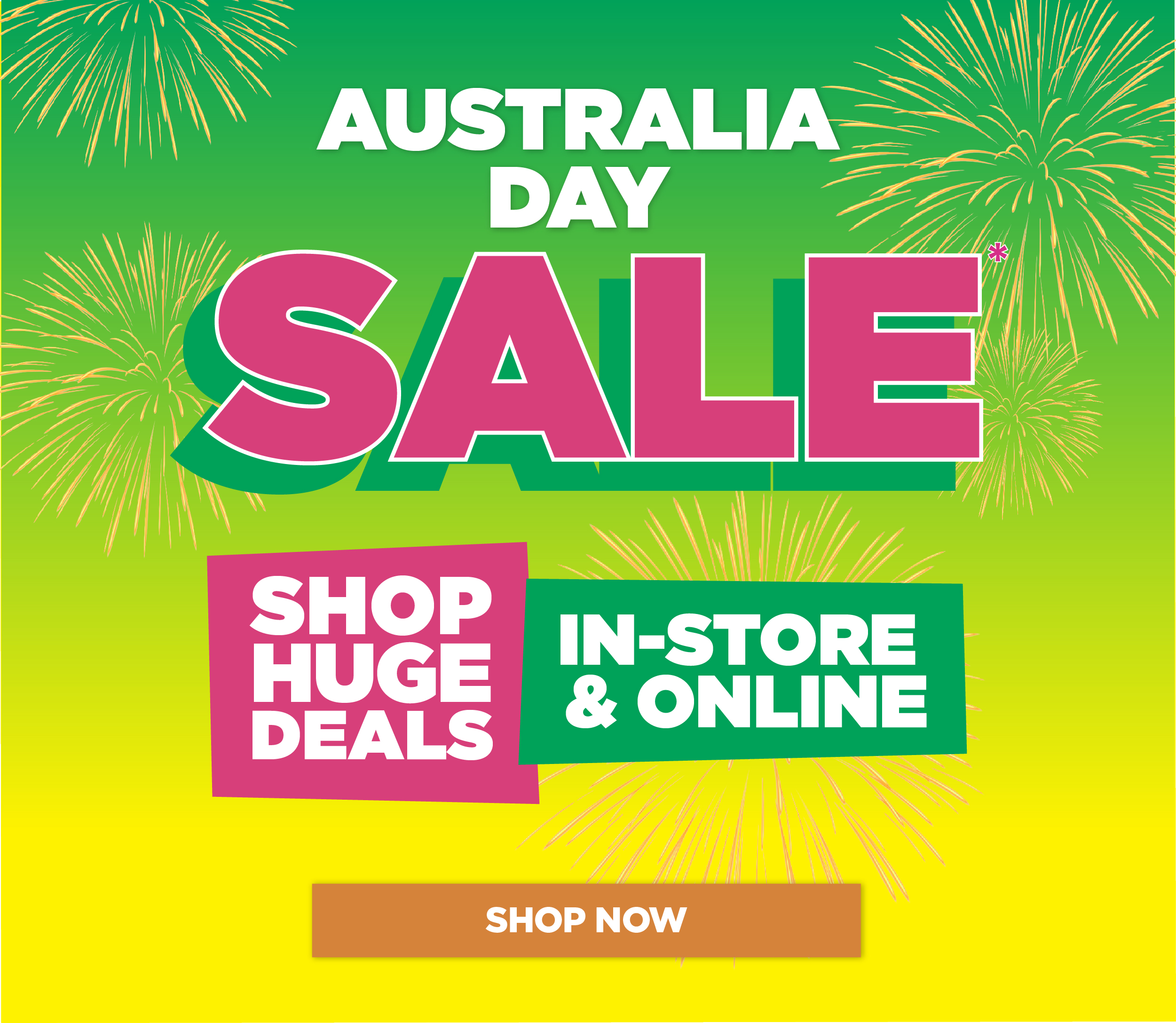 AUSTRALIA DAY SALE*