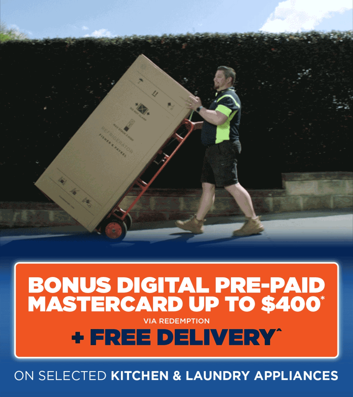 BONUS MASTERCARD + FREE DELIVERY