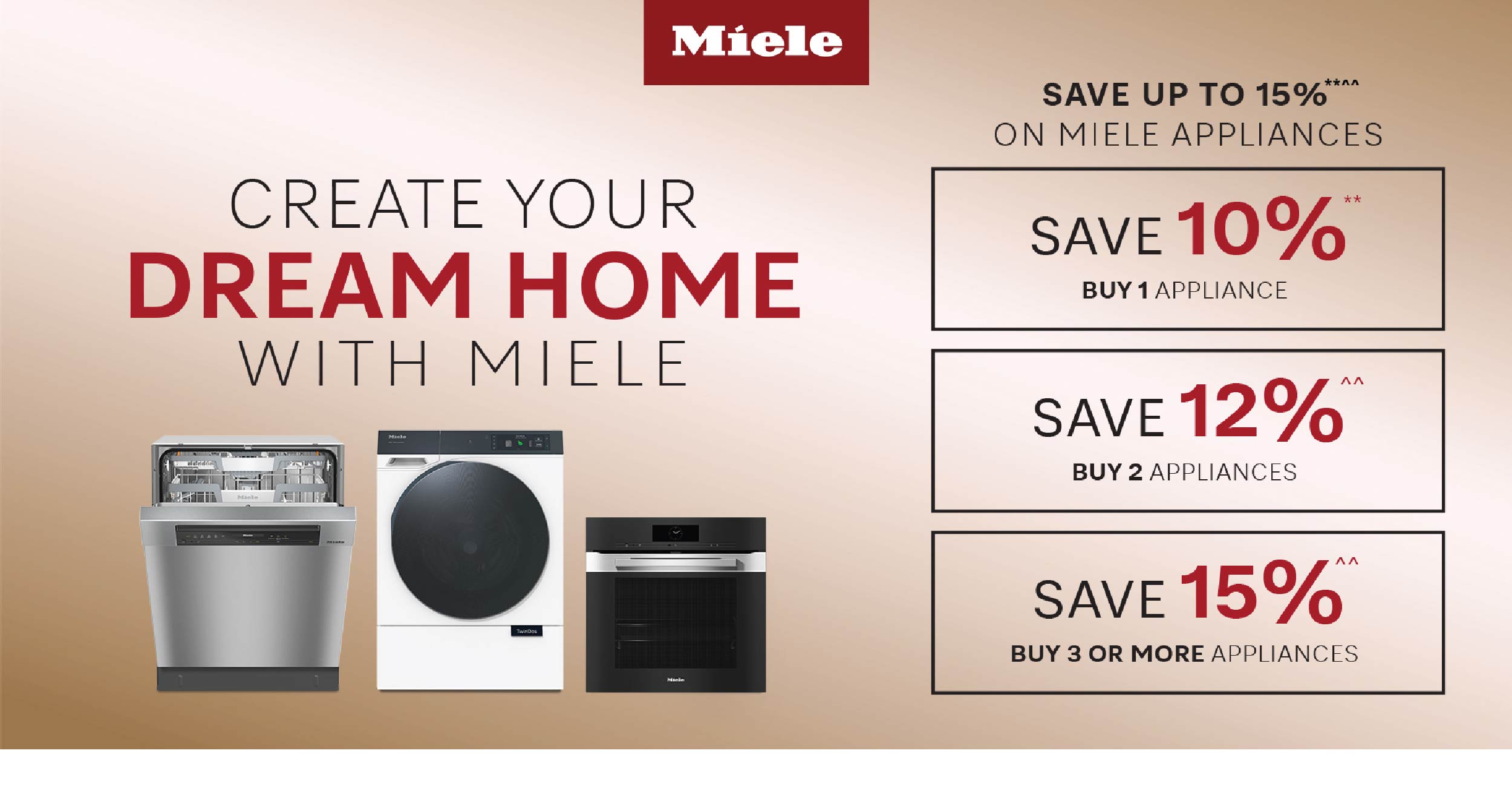 Miele Save up to 15% Offer