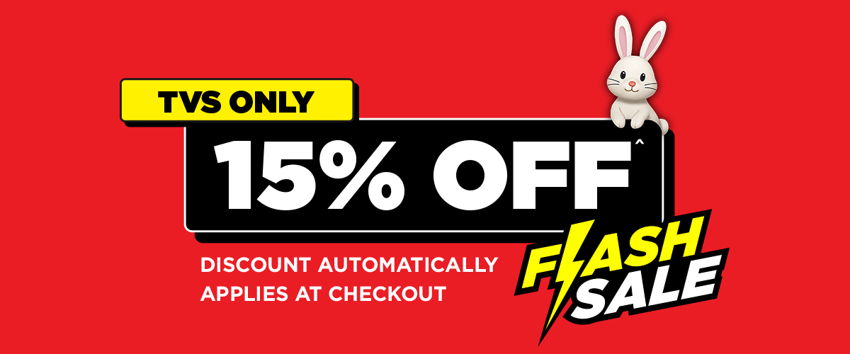 15% Off TVs