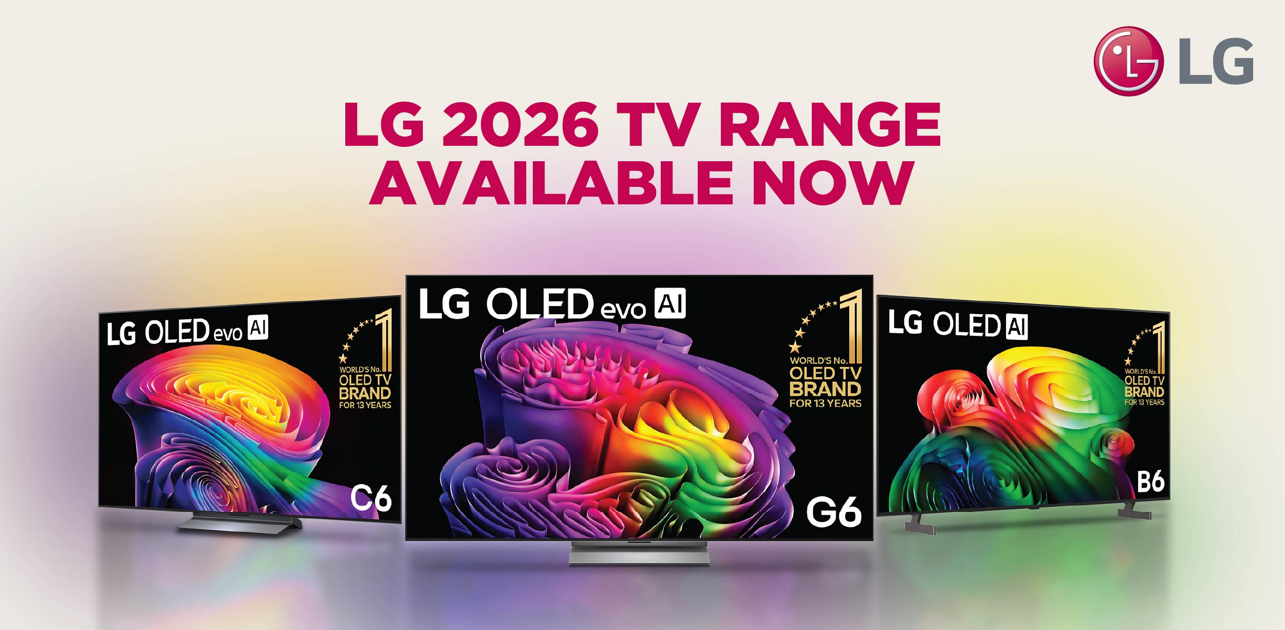 New LG 2026 range