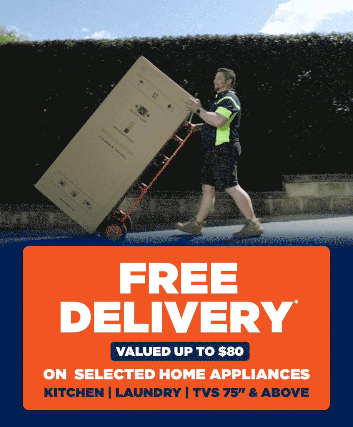 Free Delivery* on bulky items