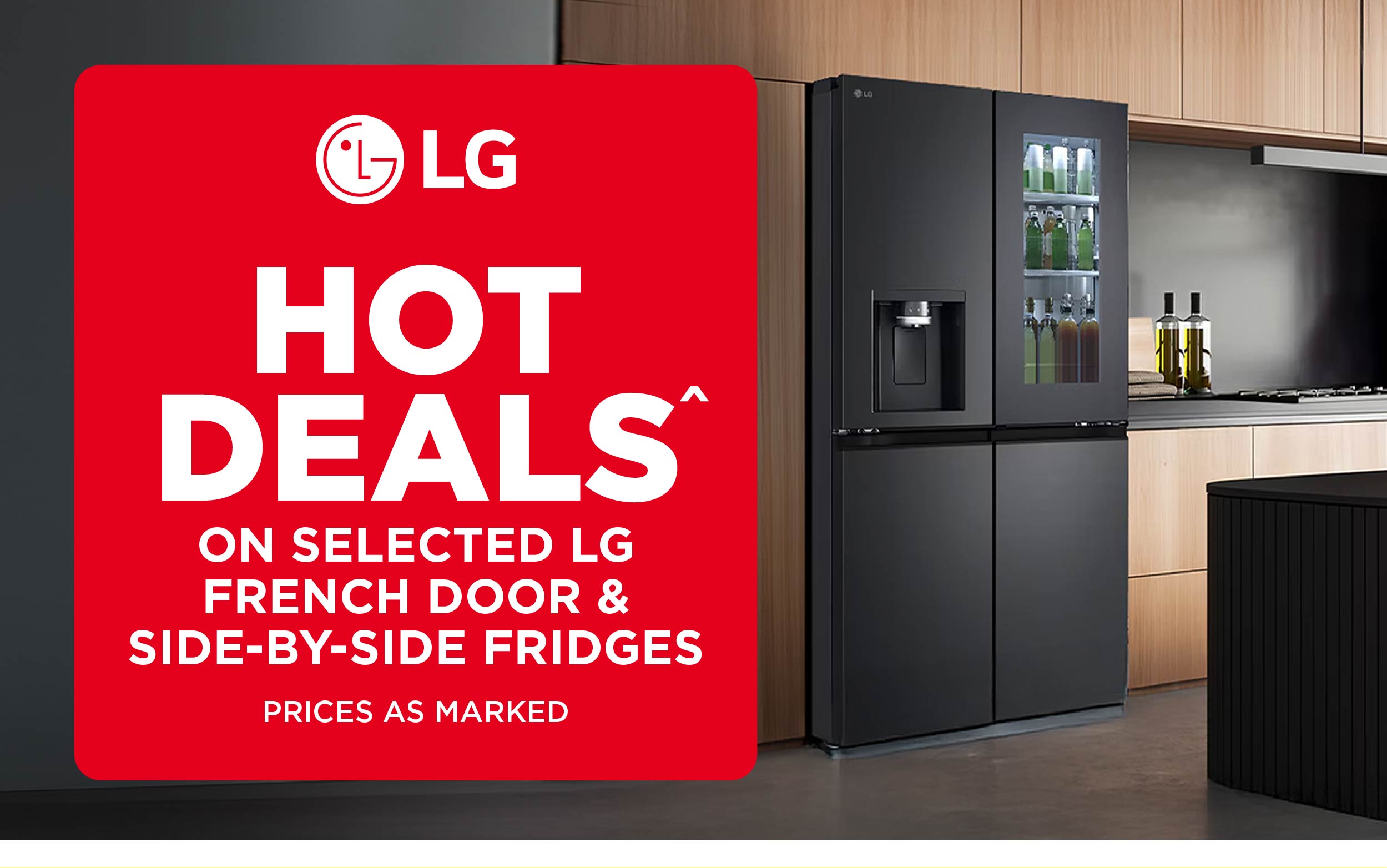 Hot Deals on Selected LG Fridges