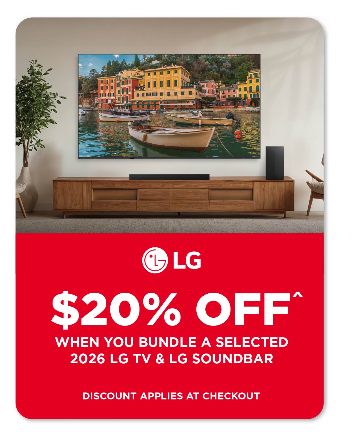 20% Off LG TV Offer