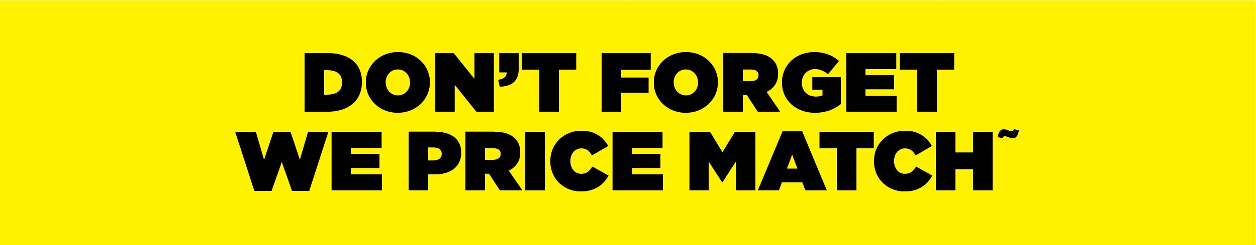 We price match