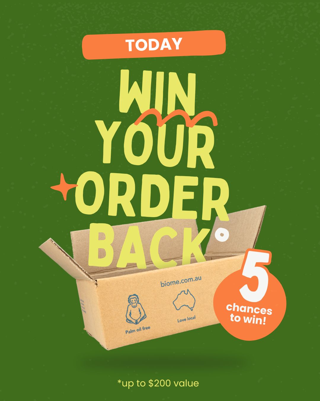 Win Your Order Back Today