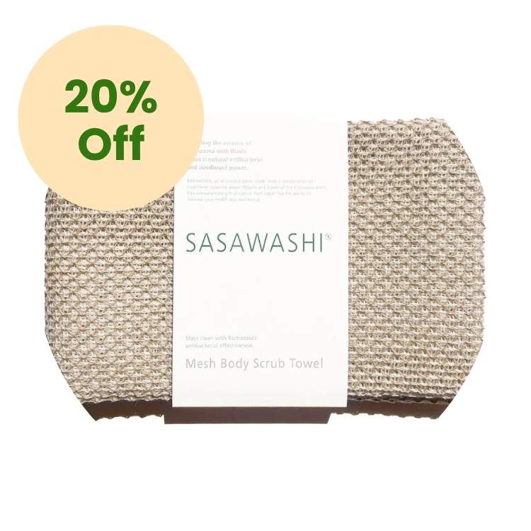 Sasawashi natural exfoliators