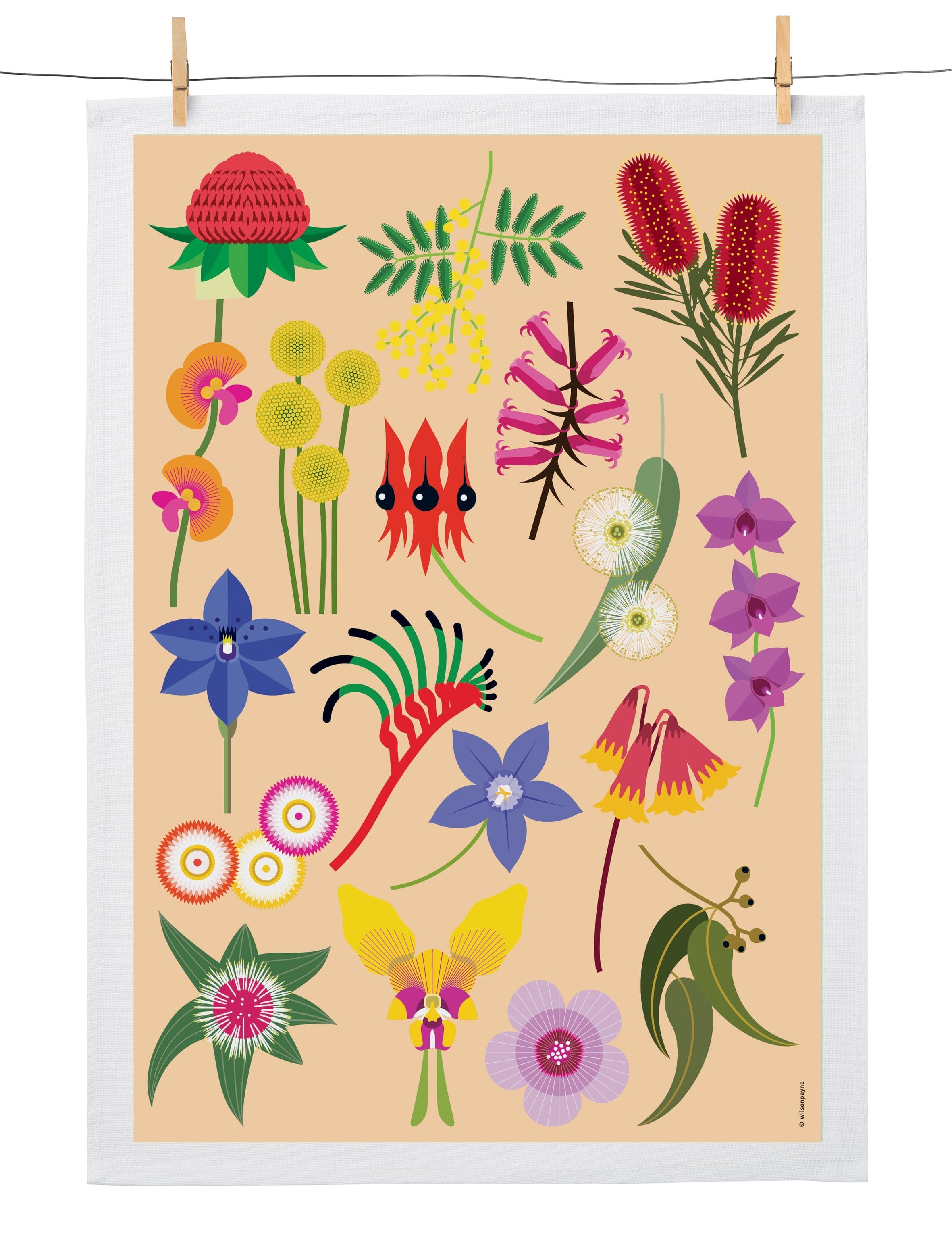 Image of Tea Towel Fantastic Flora