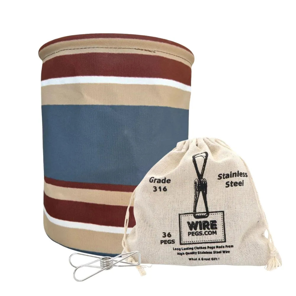 Image of Canvas Peg Bag + Wire Pegs