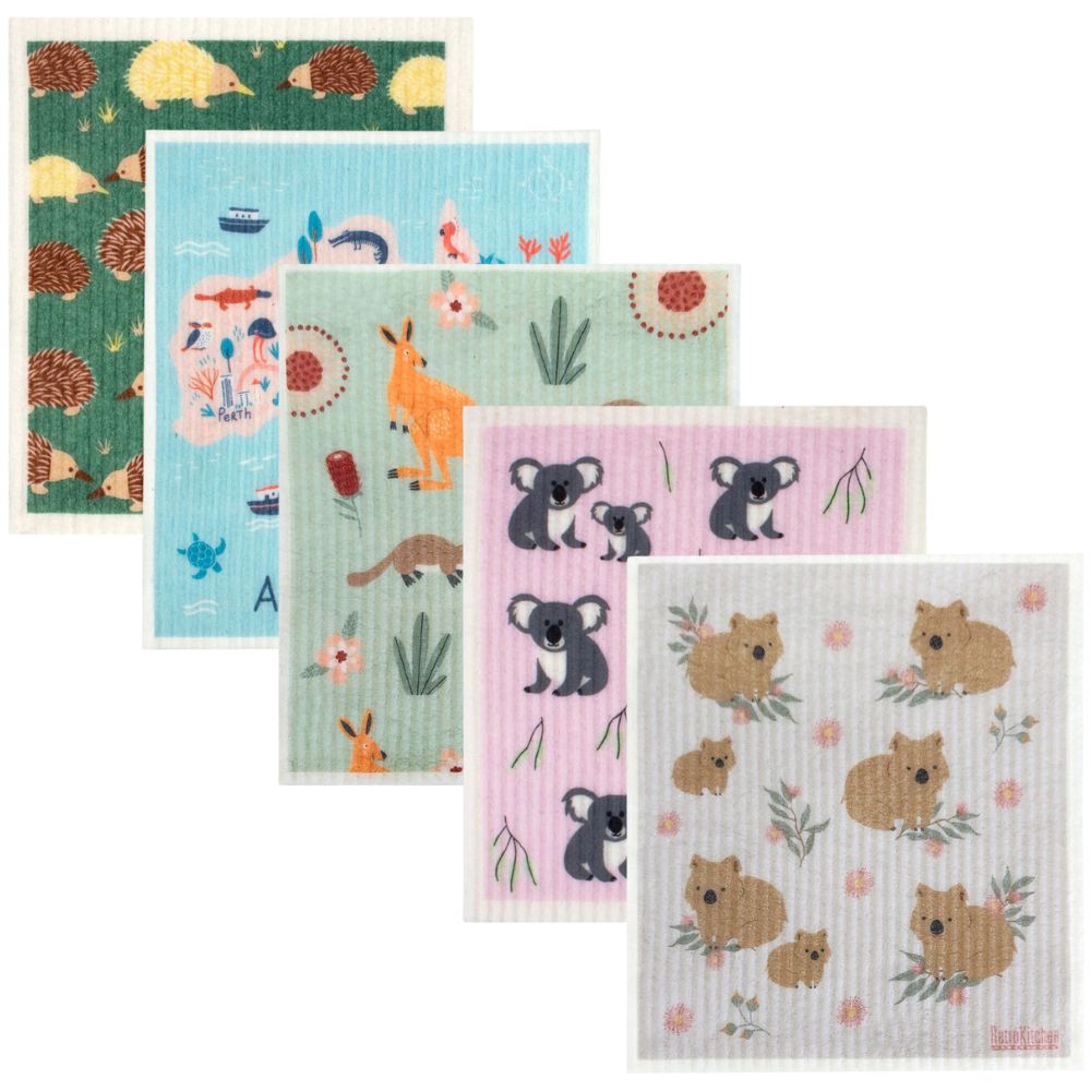 Image of Swedish Dish Cloths - Australiana