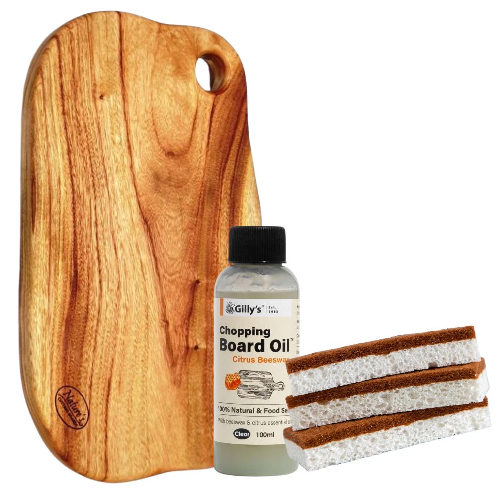 Image of Wooden Cutting Board & Care