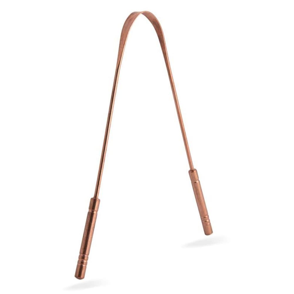 Image of Copper Tongue Scraper ~ healthy mouth