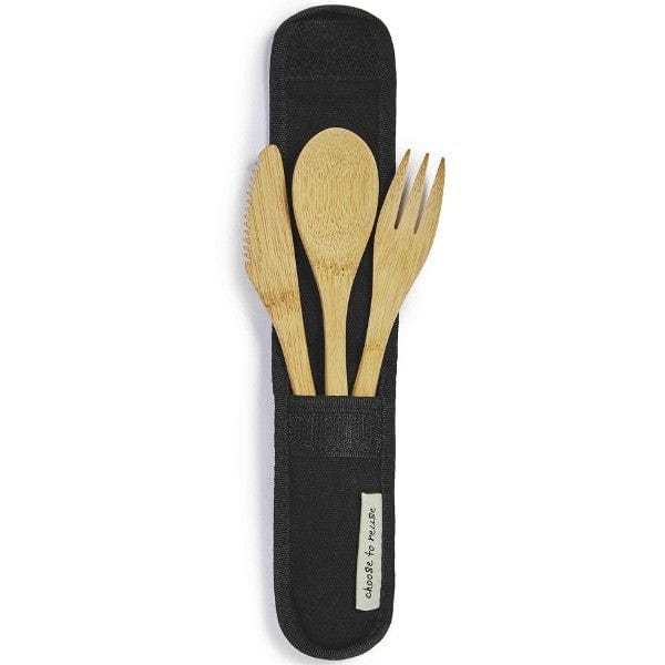 Image of $6 Bamboo Cutlery Set