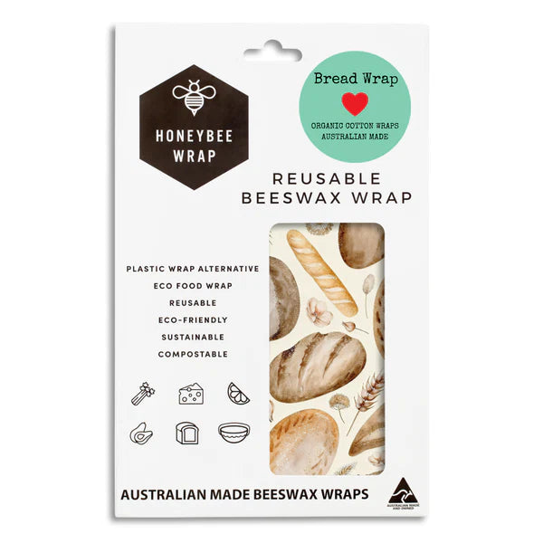 Image of Honeybee Beeswax Bread Wrap
