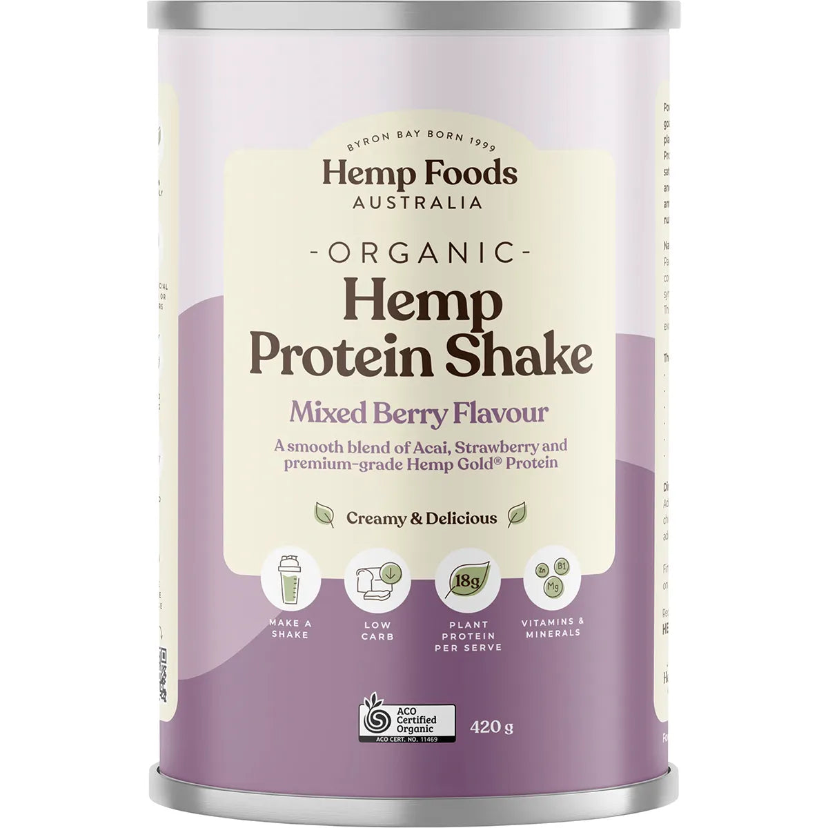 Image of Hemp Foods Shake - Mixed Berry