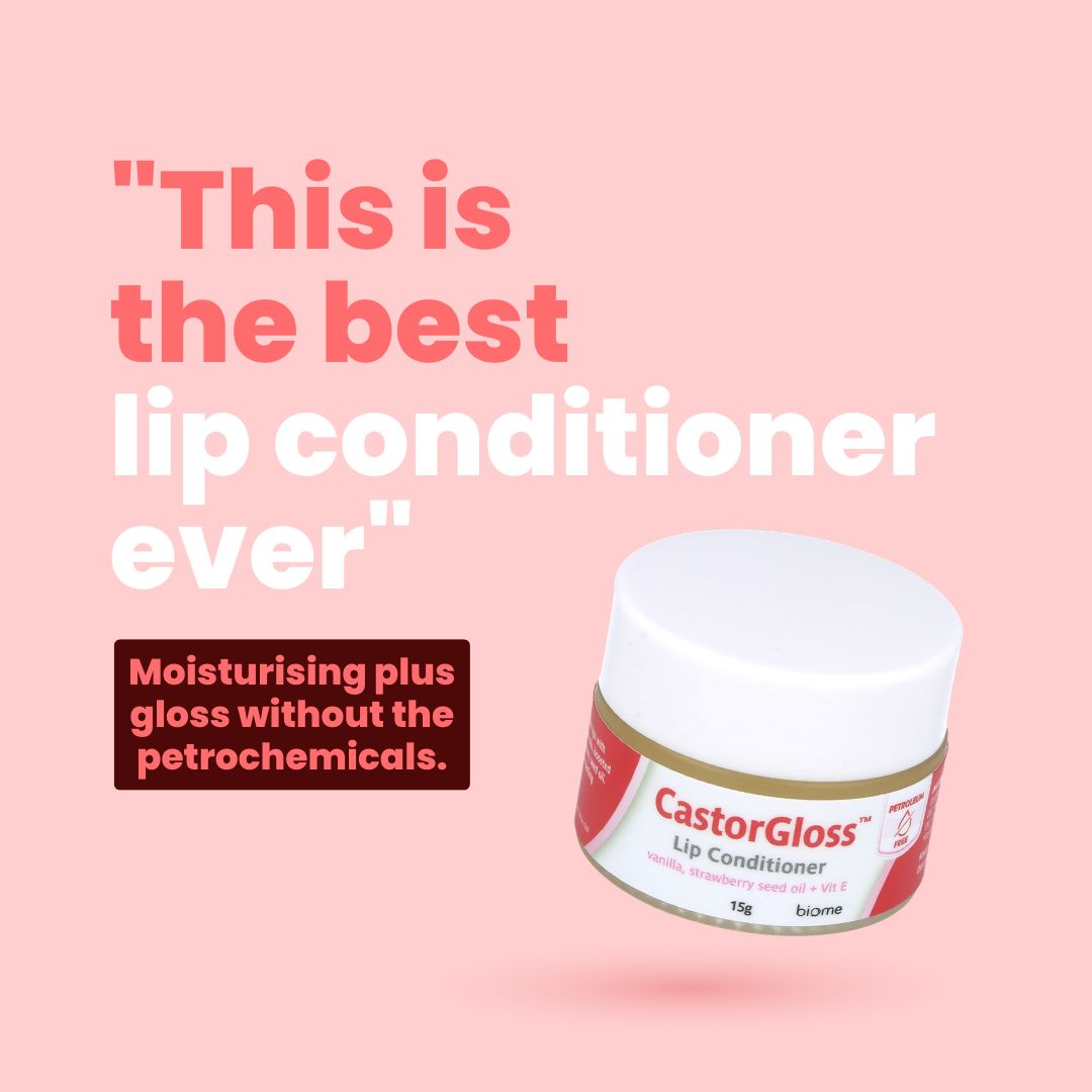 CastorGloss glossy hydrating lip balm
