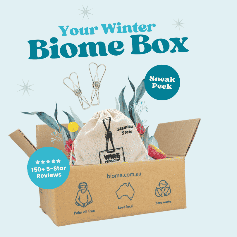 Sneak peek of what's inside the Winter Biome Box