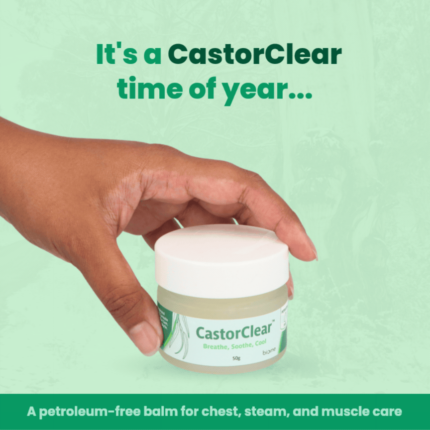 CastorClear winter wellness balm