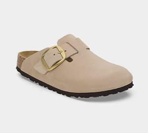 Boston Big Buckle - Nubuck Leather - Sandcastle