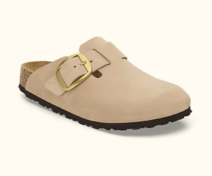 Boston Big Buckle - Nubuck Leather - Sandcastle 