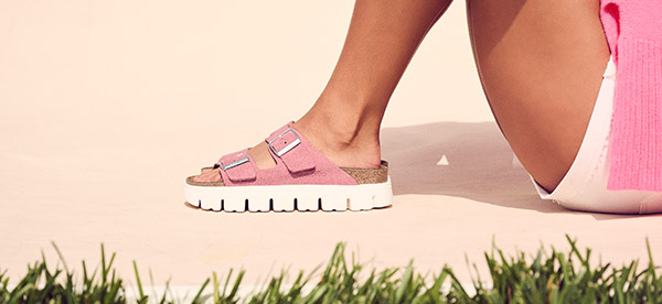 Arizona Chunky - Suede Leather - Candy Pink