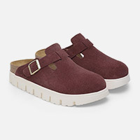 Boston Chunky - Suede Leather - Berry Crush