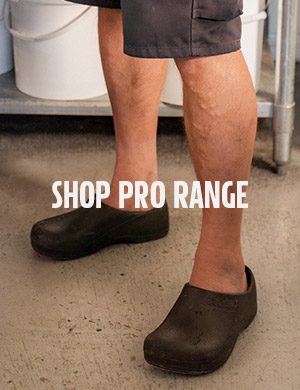 Birkenstock Pro Range on foot imagery featuring Super Birki 2.0