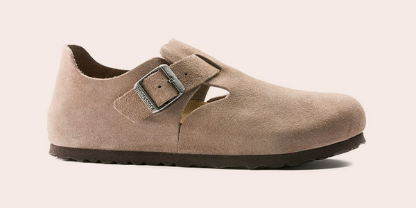 London Suede Leather Taupe 