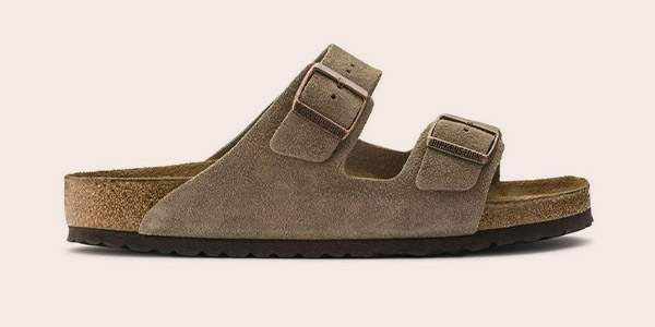 Arizona Soft Footbed Suede Taupe