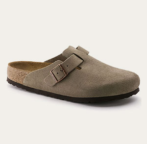 Boston Soft Footbed - Suede Leather - Taupe
