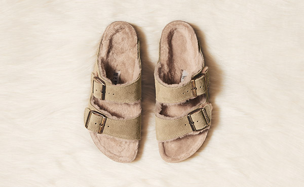 Arizona Shearling - Suede Leather - Taupe