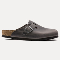 Boston - Oiled Leather - Iron