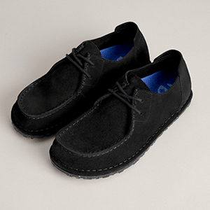 Utti Lace | Suede Leather | Black