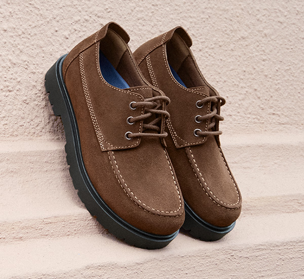 Highwood Moc Lace Low | Suede Leather | Carafe